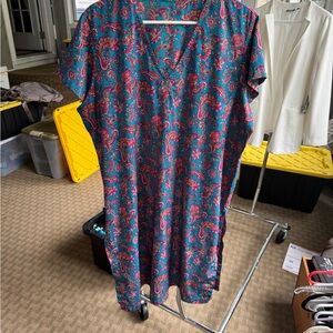 Paisley Print Women's Tunic Top